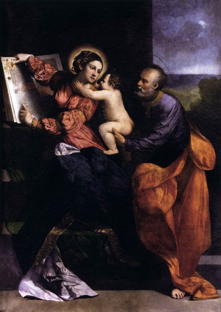 La Sacra Famiglia di Dosso Dossi