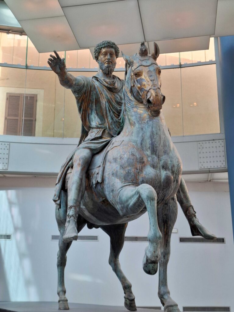 Statua equestre Marco Aurelio Musei Capitolini